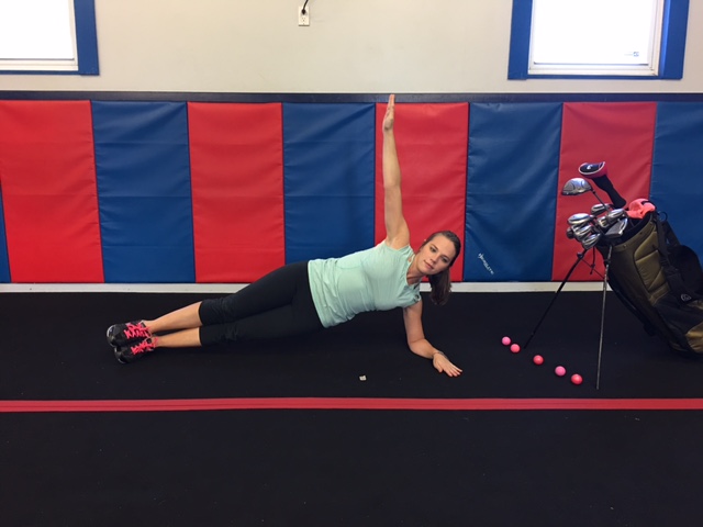 Golf Exercise - Side Plank